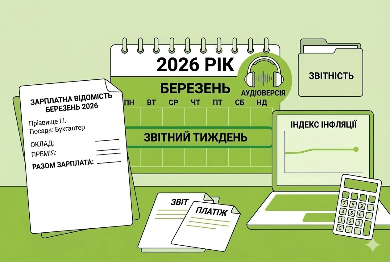 Дайджест «Дебет-Кредит» за тиждень: головні бухгалтерські новини за 9-13 березня (аудіоверсія)