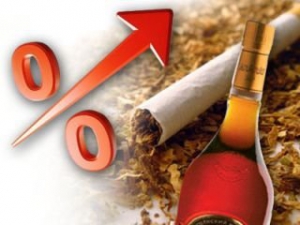 Акцизи на алкоголь збільшено на 11%, на сигарети - на 7,5%